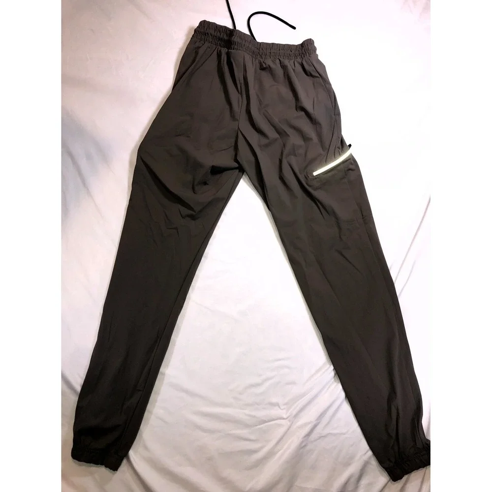 LEG3ND Mens Cargo Jogger Pants Black Athletic Utility Pockets Outdoor Small